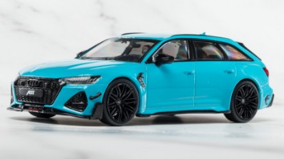Immagine di AUDI A6 RS6-R ABT SW STATION WAGON 2021 BLUE 1:43