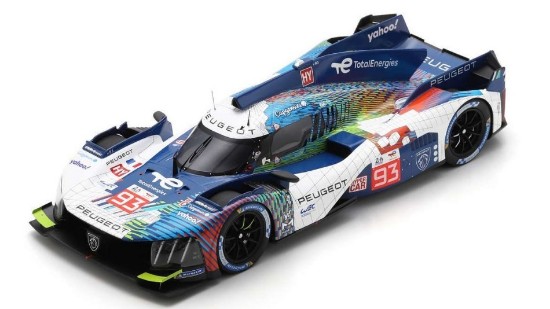 Immagine di PEUGEOT 9x8 N.93 8th 24 H LE MANS 2023 DI RESTA-JENSEN-VERGNE 1:18