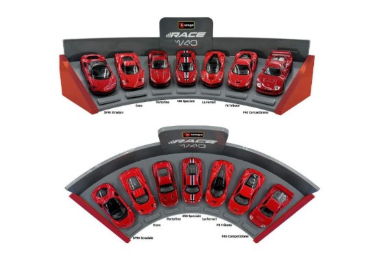 Immagine di FERRARI SF90, ENZO, PORTOFINO, 458 SPE, LA FERRARI, F8 TRIBUTO, F40 1:43