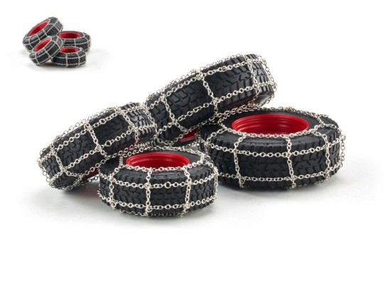 Immagine di WHEEL SET WITH CHAINS FOR FENDT 828 1:32
