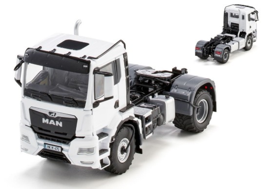 Immagine di MAN TGS 18.510 4x4 BL 2-AXLE -TRUCK WHITE 1:32