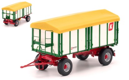 Immagine di CARRO RACCOLTA KROGER TWO-AXLE THREE-WAY TIPPER HKD 302 1:32