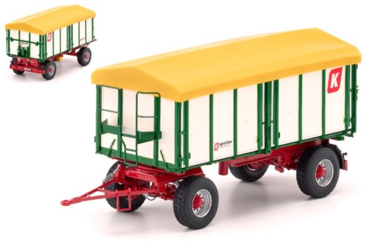 Immagine di CARRO RACCOLTA KROGER TWO-AXLE THREE-WAY TIPPER HKD 302 1:32