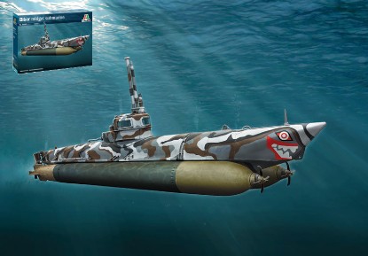 Immagine di U-BOOT BIBER MIDGE SUBMARINE KIT 1:35