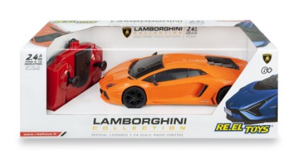 Immagine di LAMBORGHINI AVENTADOR ORANGE RADIOCOMANDO 1:24