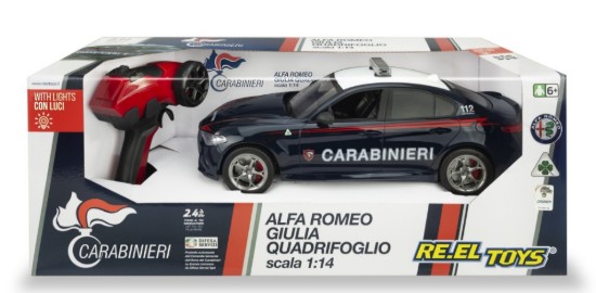 Immagine di ALFA ROMEO GIULIA CARABINIERI RADIOCOMANDO 1:14