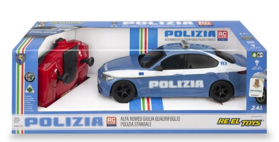 Immagine di ALFA ROMEO GIULIA POLIZIA RADIOCOMANDO 1:24