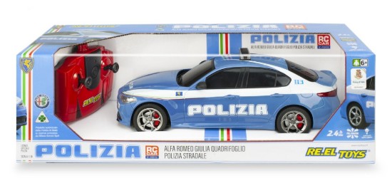 Immagine di ALFA ROMEO GIULIA POLIZIA RADIOCOMANDO 1:18