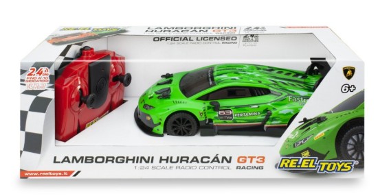 Immagine di LAMBORGHINI HURACAN GT3 GREEN RADIOCOMANDO 1:24