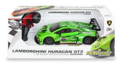 Immagine di LAMBORGHINI HURACAN GT3 GREEN RADIOCOMANDO 1:18