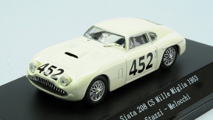 Immagine di SIATA 208 CS N.452 34th MM 1953 STAZZI-MELOCCHI 1:43