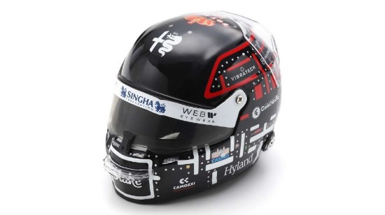 Immagine di CASCO VALTTERI BOTTAS 2023 MONACO GP ALFA ROMEO TEAM 1:5