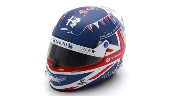 Immagine di CASCO ALFA ROMEO VALTTERI BOTTAS BRITISH GP 2023 1:5