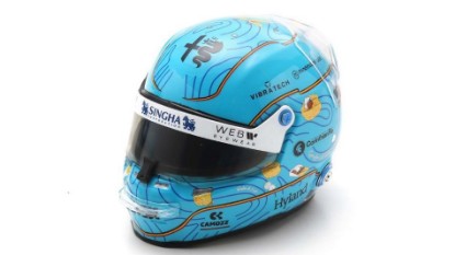 Immagine di CASCO ALFA ROMEO VALTTERI BOTTAS BELGIAN GP 2023 1:5