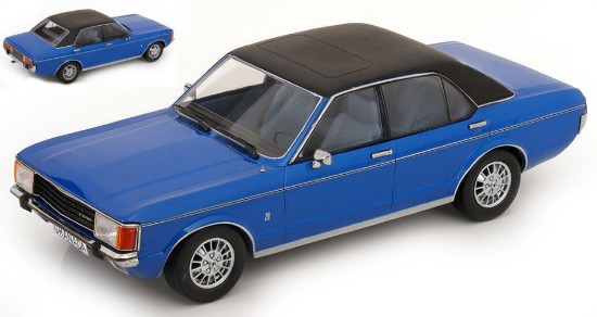Immagine di FORD GRANDA MK I 1975 MET.BLUE/MATT BLACK 1:18