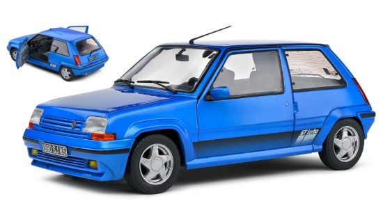 Immagine di RENAULT R5 GT TURBO MKII 1989 BLUE 1:18