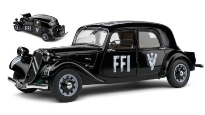 Immagine di CITROEN TRACTION 7 FFI 1944 BLACK 1:18