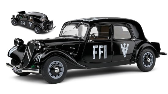 Immagine di CITROEN TRACTION 7 FFI 1944 BLACK 1:18