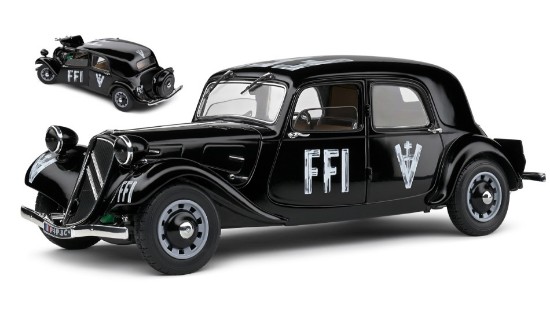 Immagine di CITROEN TRACTION 7 FFI 1944 BLACK 1:18