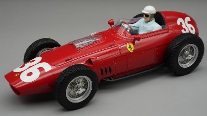 Immagine di FERRARI 246/256 DINO N.36 MONACO GP 1960 P.HILL W/DRIVER 1:18