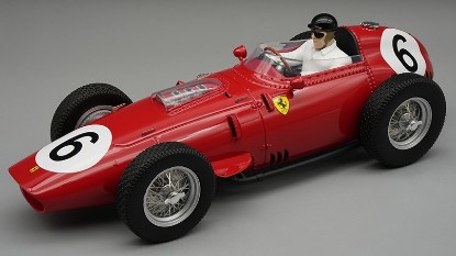 Immagine di FERRARI 246/256 DINO N.6 GERMANY AVUS GP 1959 D.GURNEY W/DRIVER 1:18