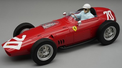 Immagine di FERRARI 246/256 DINO N.20 WINN.ITALY GP 1960 P.HILL W/DRIVER 1:18