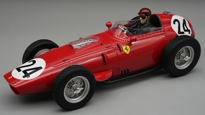 Immagine di FERRARI 246/256 DINO N.24 WINN.REIMS GP 1959 T.BROOKS W/DRIVER 1:18