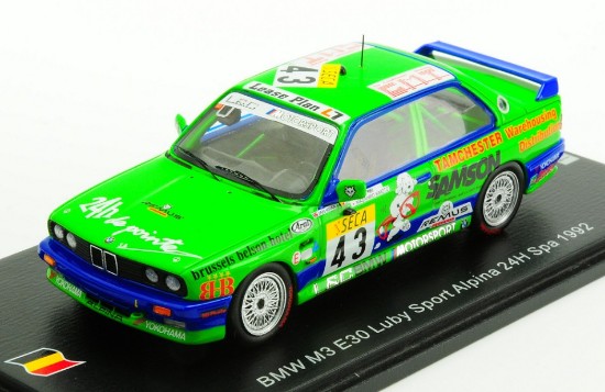 Immagine di BMW M3 E30 N.43 24 H SPA 1992 I.KHAN-D.VAN DE POELE-M.KIMOTO 1:43