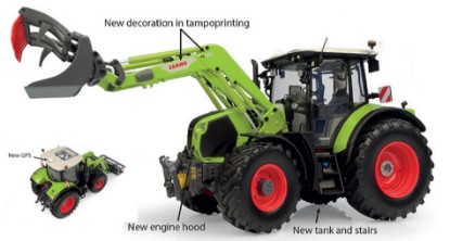 Immagine di TRATTORE CLAAS ARION 510 WITH FRONTLOADER FL120 1:32