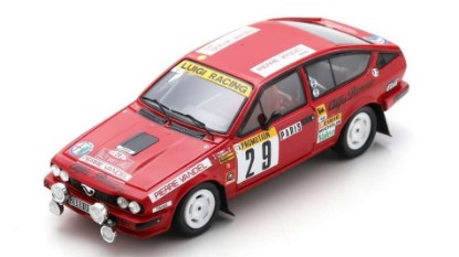 Immagine di ALFA ROMEO GTV6 N.29 15th RALLY MONTE CARLO 1983 LOUBERT-FOND 1:43
