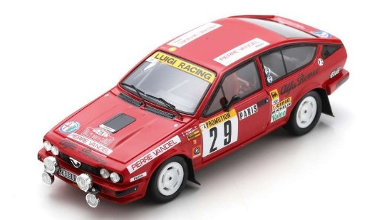 Immagine di ALFA ROMEO GTV6 N.29 15th RALLY MONTE CARLO 1983 LOUBERT-FOND 1:43