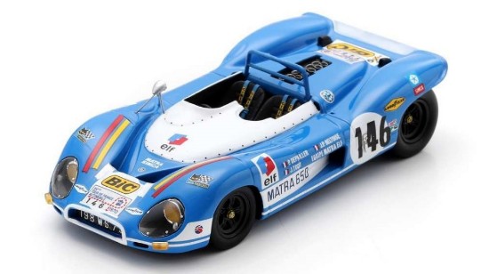 Immagine di MATRA MS650 N.146 WINNER TOUR AUTO 1970 BELTOISE-DEPAILLER-TODT 1:43