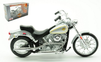 Immagine di HARLEY DAVIDSON FXST SOFTAIL 1984 SILVER 1:18