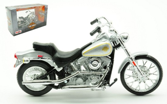 Immagine di HARLEY DAVIDSON FXST SOFTAIL 1984 SILVER 1:18