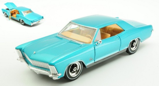Immagine di BUICK RIVIERA 1965 LIGHT BLUE METALLIC 1:24