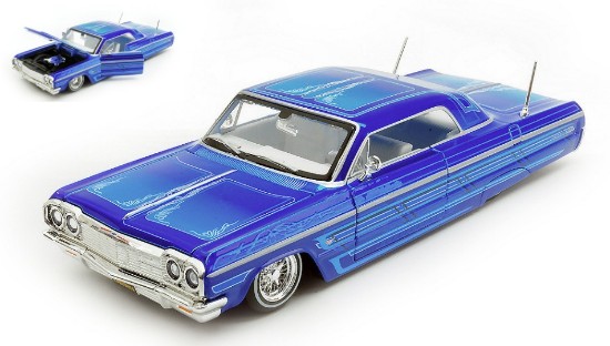 Immagine di CHEVROLET IMPALA SS 1964 BLUE 1:24