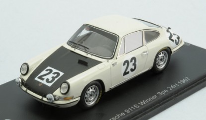 Immagine di PORSCHE 911 S N.23 WINNER 24 H SPA 1967 J.P.GABAN-"PEDRO" 1:43
