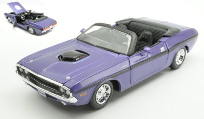 Immagine di DODGE CHALLENGER R/T CONVERTIBLE 1970 METALLIC PURPLE 1:24