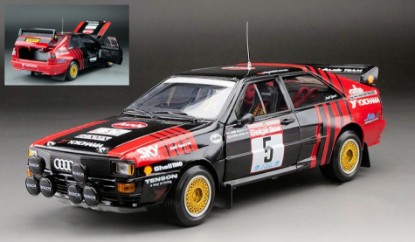 Immagine di AUDI QUATTRO A2 N.5 CIRCUIT DES ARDENNES 1986 J.BOSCH-S.BOND 1:18