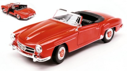 Immagine di MERCEDES 190SL CABRIOLET 1955 RED 1:24