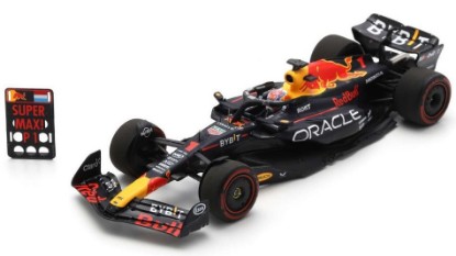 Immagine di RED BULL RB19 N.1 WINNER BELGIAN GP 2023 W/PIT BOARD MAX VERSTAPPEN 1:43