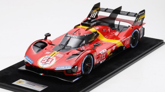Immagine di FERRARI 499P N.51 WINNER LE MANS 2023 PIER GUIDI/CALADO/GIOVINAZZI 1:12