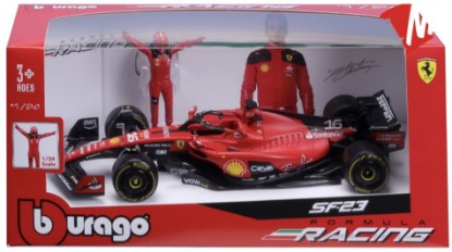 Immagine di FERRARI SF-23 N.16 CHARLES LECLERC F1 2023 WITH DRIVER 1:24
