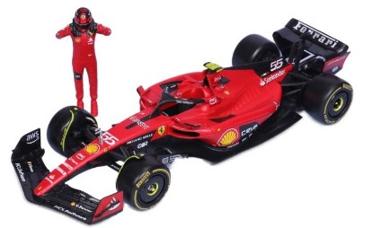 Immagine di FERRARI SF-23 N.55 CARLOS SAINZ F1 2023 WITH DRIVER 1:24