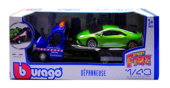 Immagine di LAMBORGHINI HURACAN + FLATBED TRANSPORTER 1:43