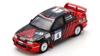 Immagine di MITSUBISHI LANCER EVO III N.4 4th RALLY CHINA 1997 KATAOKA-HAYASHI 1:43