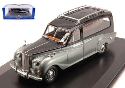 Immagine di AUSTIN PRINCE HEARSE BLACK AND SILVER 1:43