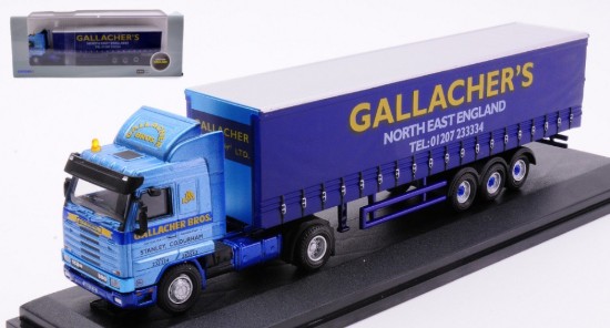 Immagine di BILICO SCANIA 113 40ft CURTAINSIDE GALLACHER'S 1:76