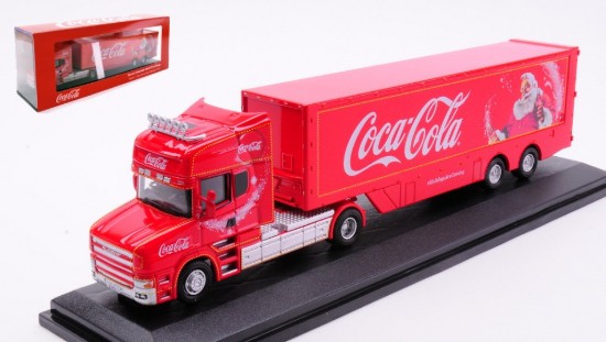 Immagine di BILICO SCANIA T CAB BOX TRAILER COCA COLA 1:76