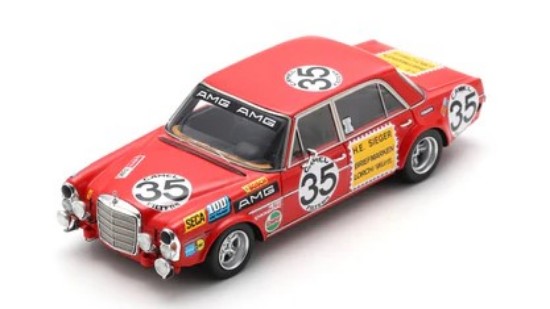 Immagine di MERCEDES 300 SEL 6.8 N.35 2nd 24 H SPA 1971 H.HEYER-C.SCHICKENTANZ 1:43